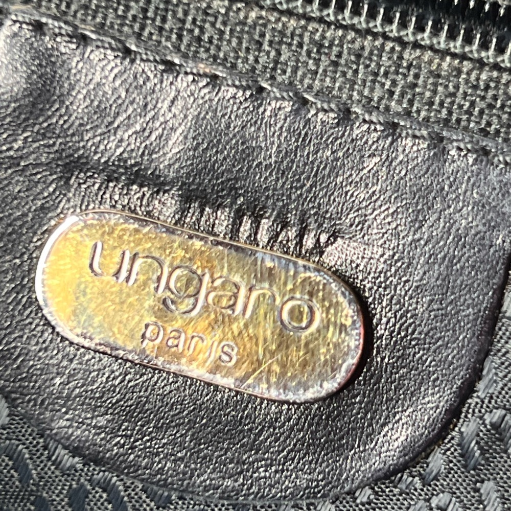 Ungaro Paris vintage Elegant dark blue Women's crossbody Bag - Picture 12 of 16